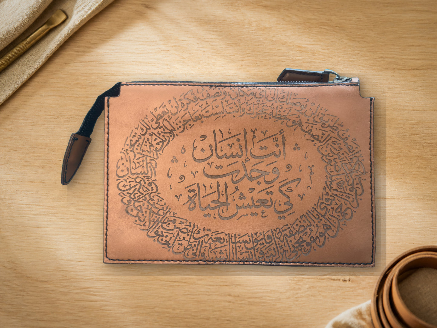 Leather Maison Clutch