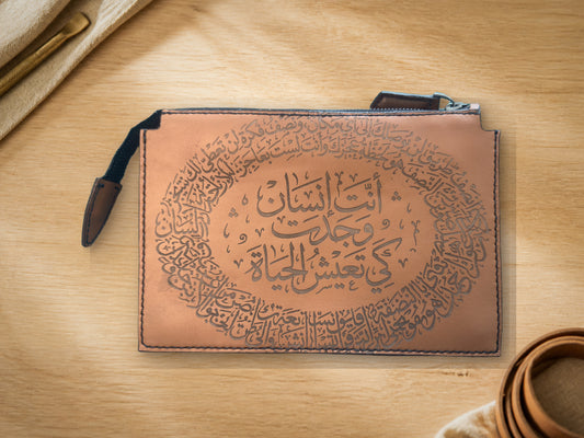 Leather Maison Clutch