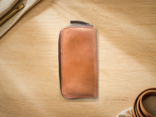 Leather Maison Zipper Wallet